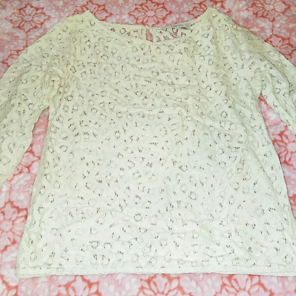 Ann Taylor Loft detailed top